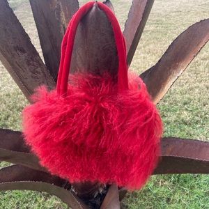 Tibetan Lamb Fur Handbag